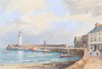 DONAGHADEE HARBOUR by Colin Gibson at Ross's Online Art Auctions