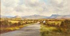 FAIRY HILL AND THE GLENS NEAR CUSHENDUN by John O'Neill at Ross's Online Art Auctions