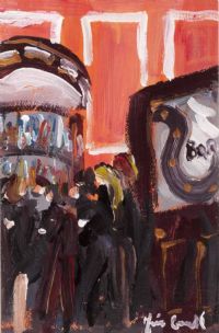 THE SHELBOURNE HOTEL by Marie Carroll at Ross's Online Art Auctions