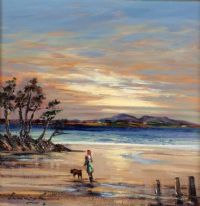 BREEZY DAY, STRANGFORD by William Cunningham at Ross's Online Art Auctions