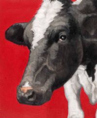 COW HIDE by Paul Bell at Ross's Online Art Auctions