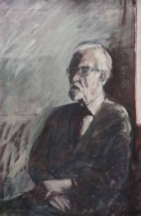 PORTRAIT OF JOHN HEWITT by Brian Ballard RUA at Ross's Online Art Auctions