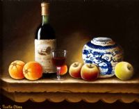 STILL LIFE, THE MING VASE by Quinton O'Hara at Ross's Online Art Auctions