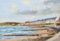 THE BEACH, BALLYHOLME by Colin Gibson at Ross's Online Art Auctions