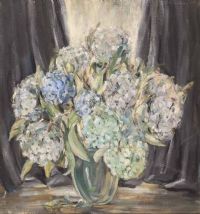 STILL LIFE, VASE OF FLOWERS by Marjorie Henry RUA at Ross's Online Art Auctions