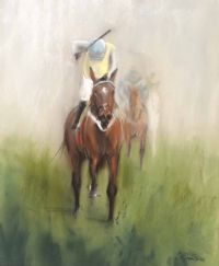 TO THE FINISH by Lawrence Chambers at Ross's Online Art Auctions