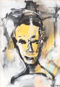 YELLOW HEAD by John Kingerlee at Ross's Online Art Auctions