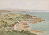 BROWN'S BAY by George W.  Morrison at Ross's Online Art Auctions