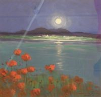 MOONLIT POPPIES by William Cunningham at Ross's Online Art Auctions