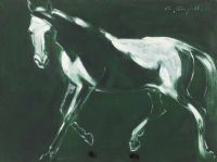 PRANCING HORSE by Con Campbell at Ross's Online Art Auctions