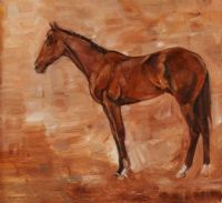 BAY MARE by David Johnston at Ross's Online Art Auctions