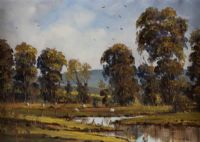 BALLINDERRY RIVER by David Overend at Ross's Online Art Auctions