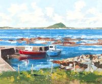 LETTERFRACK, CONNEMARA by Dennis Orme Shaw at Ross's Online Art Auctions