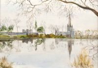 HILLSBOROUGH LAKE by Janice Totten at Ross's Online Art Auctions
