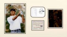 SIGNED TIGER WOODS COURSE CARD by Unknown Artist at Ross's Online Art Auctions