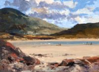 BEACH, NORTH DONEGAL by Hugh McIlfatrick at Ross's Online Art Auctions