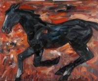 DARK HORSE by David Johnston at Ross's Online Art Auctions