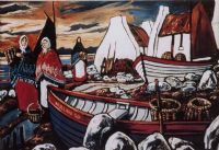 MULLIN'S BOATS by J.P. Rooney at Ross's Online Art Auctions