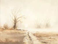 MISTY MORNING by David Livingston at Ross's Online Art Auctions