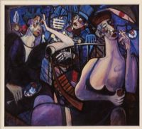 BAR INTERIOR by George Dunne at Ross's Online Art Auctions