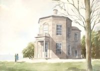 TEMPLE OF THE WINDS, MOUNT STEWART by Gerald Maguire at Ross's Online Art Auctions