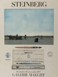 GALLERY POSTER by Saul Steinberg at Ross's Online Art Auctions
