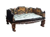 ANTIQUE CHINESE FORMAL OPIUM BED at Ross's Online Art Auctions