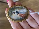 VICTORIAN OVAL MINATURE BROOCH at Ross's Online Art Auctions