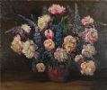 STILL LIFE , FRENCH PANSIES by Anne Primrose Jury HRUA at Ross's Online Art Auctions