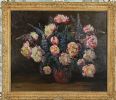 STILL LIFE , FRENCH PANSIES by Anne Primrose Jury HRUA at Ross's Online Art Auctions