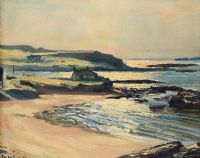 COASTAL COTTAGE by Allan Ardies at Ross's Online Art Auctions