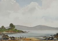 STRANGFORD LOUGH by Tom Kerr at Ross's Online Art Auctions