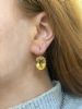 18CT GOLD CITRINE EARRINGS at Ross's Online Art Auctions