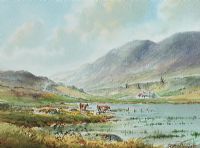 NEAR DUNGLOE, DONEGAL by Robert B. Higgins at Ross's Online Art Auctions