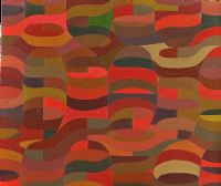 COLOUR MOVEMENT, RED by Gary Shaw at Ross's Online Art Auctions