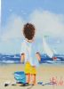 WATCHING THE SAILBOATS by Michelle Carlin at Ross's Online Art Auctions