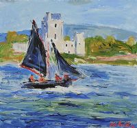 SAILING by Marie Carroll at Ross's Online Art Auctions