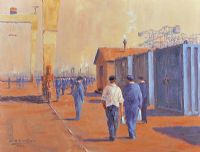 10AM, HARLAND & WOLFF by Colin H. Davidson at Ross's Online Art Auctions