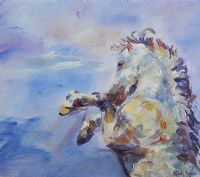 ANGEL HORSE by Nicola Russell at Ross's Online Art Auctions
