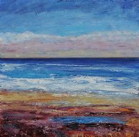 SUMMER SHORELINE, DONEGAL by Gerard Maguire at Ross's Online Art Auctions