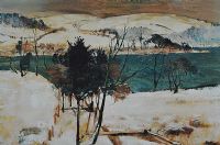 WINTER, LOUGH GARTAN by Derek Hill HRHA at Ross's Online Art Auctions
