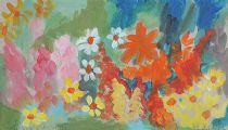FLOWER GARDEN by Markey Robinson at Ross's Online Art Auctions