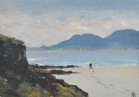 EVENING, DONEGAL by Hugh McIlfatrick at Ross's Online Art Auctions