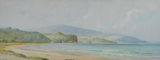 THE ANTRIM COAST by George W.  Morrison at Ross's Online Art Auctions