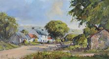 FARM IN THE GLENS by Henry McLaughlin at Ross's Online Art Auctions