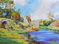 THE LOCK KEEPER'S COTTAGE, NEAR NEWRY by Colin Turner at Ross's Online Art Auctions