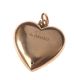 9CT ROSE GOLD HEART PENDANT WITH INITIAL 'E' AND SEED PEARLS at Ross's Online Art Auctions