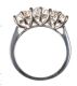 18CT WHITE GOLD DIAMOND THREE STONE RING at Ross's Online Art Auctions