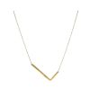 STERLING SILVER GOLD PLATED 'L' NECKLACE at Ross's Online Art Auctions
