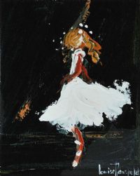 DANCER AT NIGHT by Louise Mansfield at Ross's Online Art Auctions
